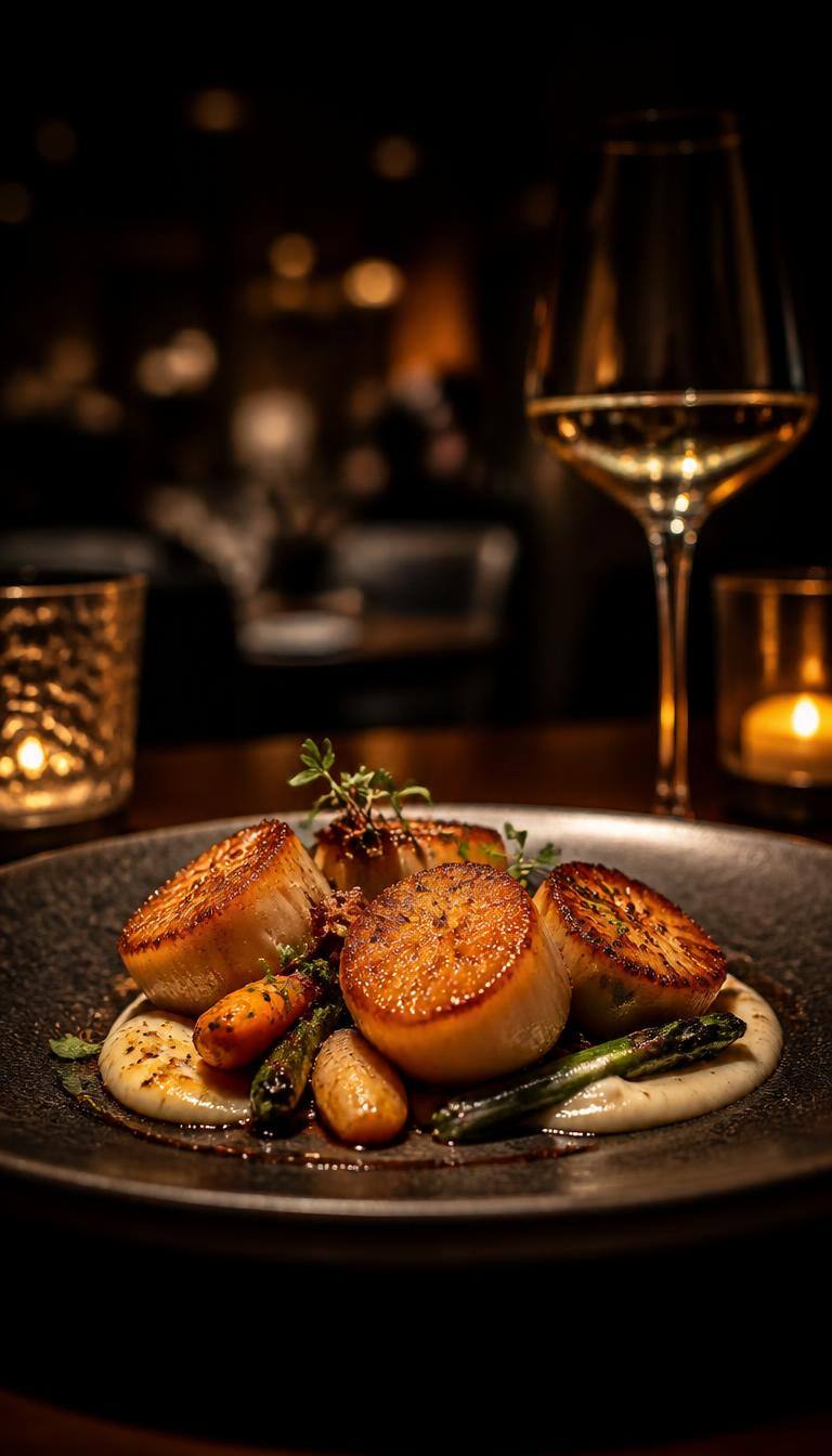 Plat gastronomique présenté dans EnvieNow